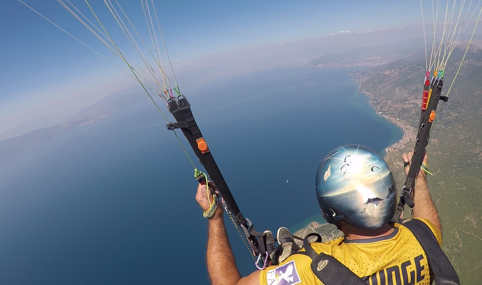 Hoch über dem Ohrid Lake