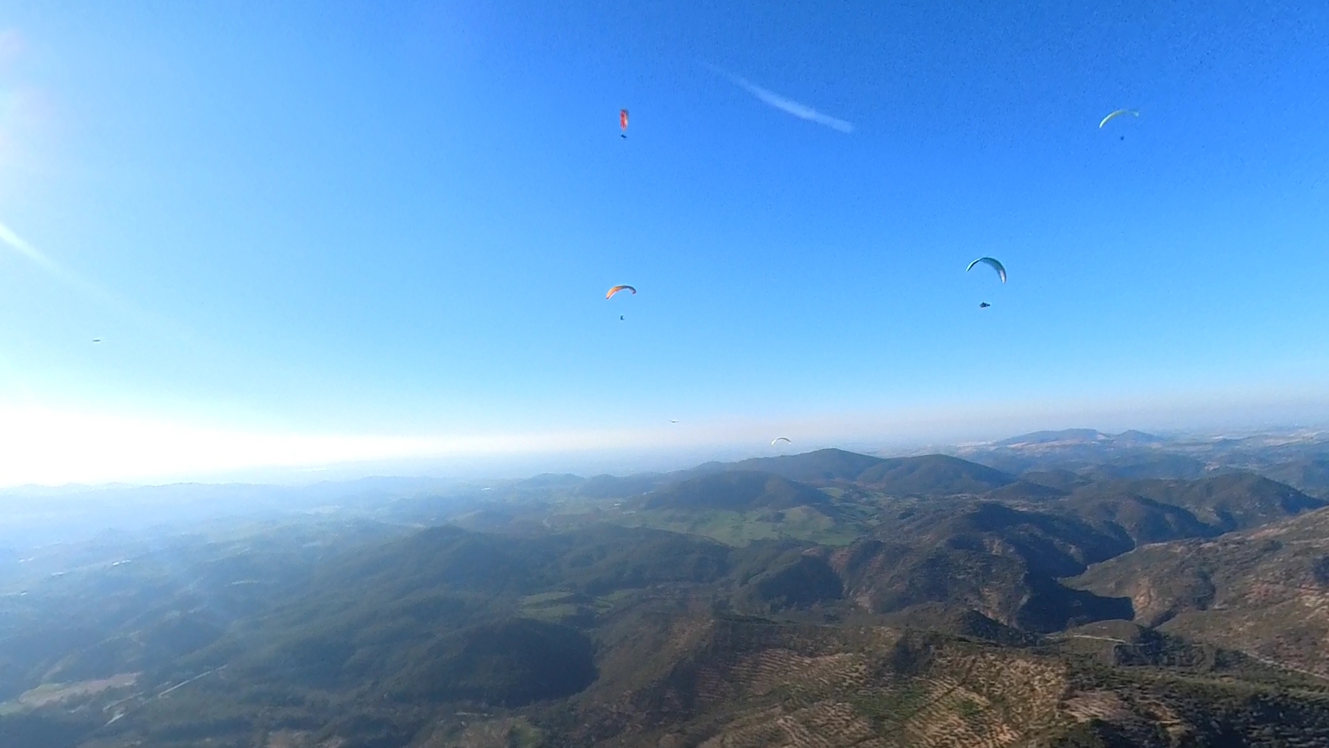 Abendflug in Algodonales